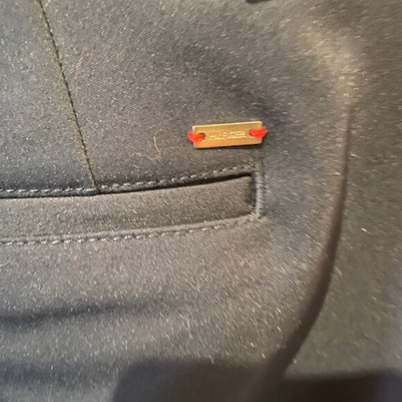 Tommy Hilfiger Womens Zipper Front Navy Skirt With Zipper Pockets Size 12 - Picture 5 of 6